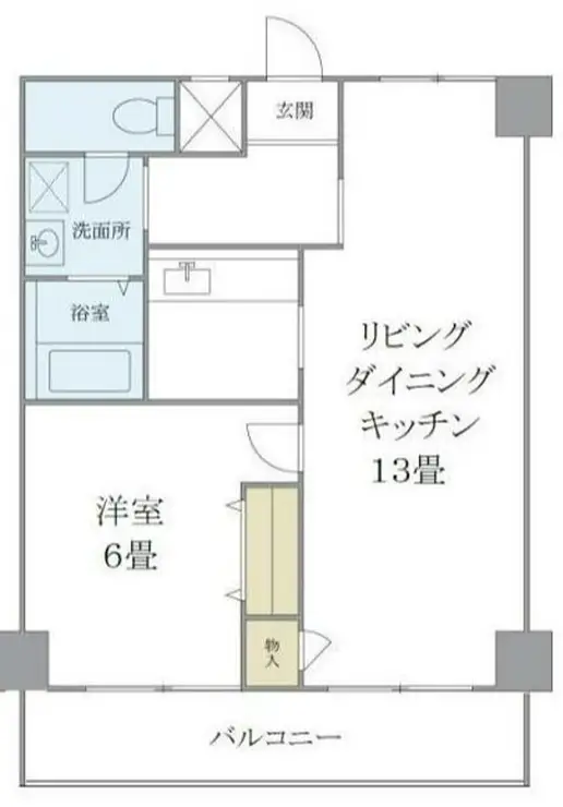 東建ニューハイツ西新宿 3階階 間取り