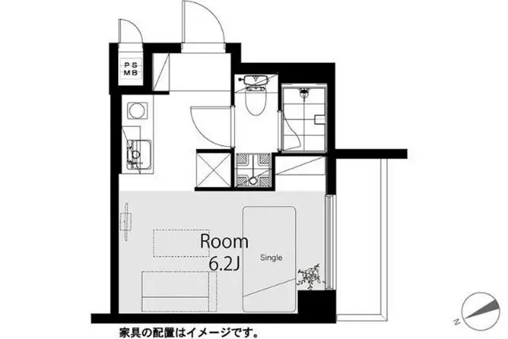 セントヒルズ目白台 3階階 間取り