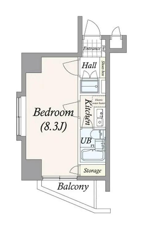ストーク武蔵小山弐番館 5階階 間取り