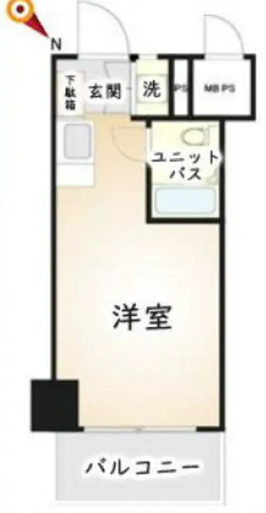 カーサ蒲田 7階階 間取り