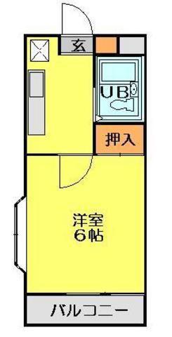 シティパル小堤(ワンルーム/3階)の間取り写真