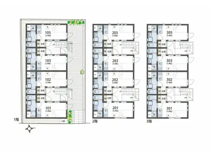 WI-FI付SIESTAVILLA上板橋SANDVALLE(ワンルーム/1階)の間取り写真