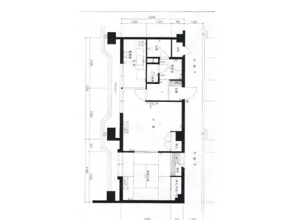 シャンボール片平第2(1LDK/9階)の間取り写真