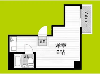 ノアーズアーク九条駅前(ワンルーム/3階)の間取り写真