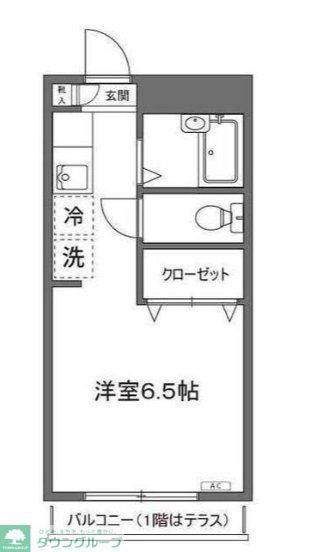 IS王子神谷(1K/3階)の間取り写真