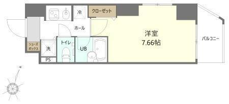 HOPE CITY秋葉原(1K/3階)の間取り写真