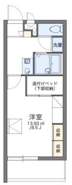 レオパレス島上(1K/3階)の間取り写真