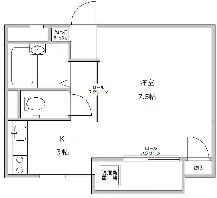 ベラ田園調布 1階階 間取り