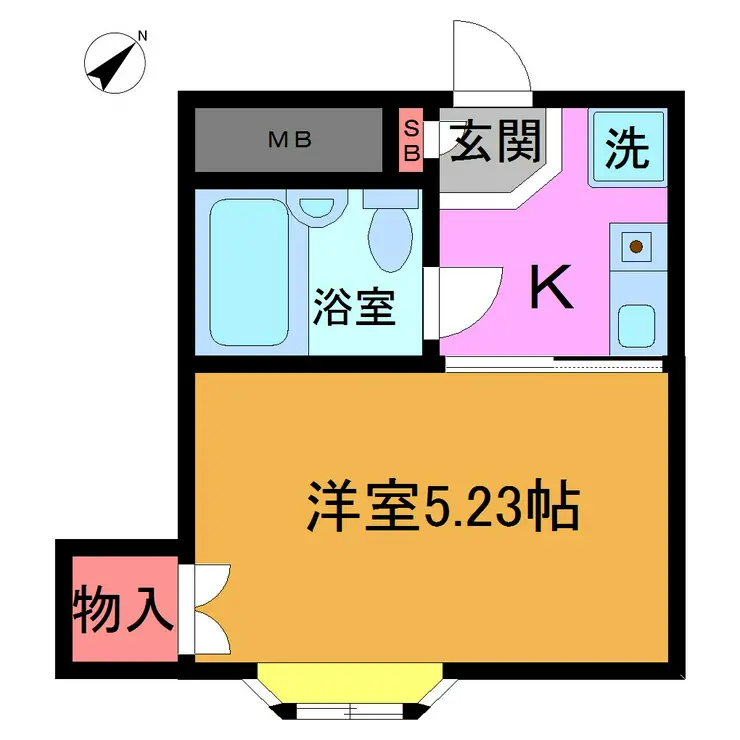 モロマンションB棟 3階階 間取り