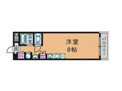 SERAPH天満橋(ワンルーム/5階)の間取り写真