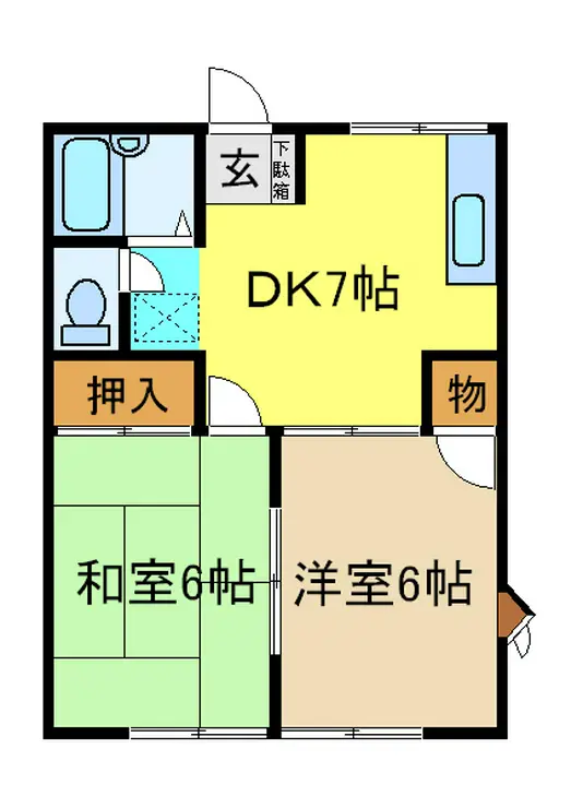 プレステージ国分寺 1階階 間取り