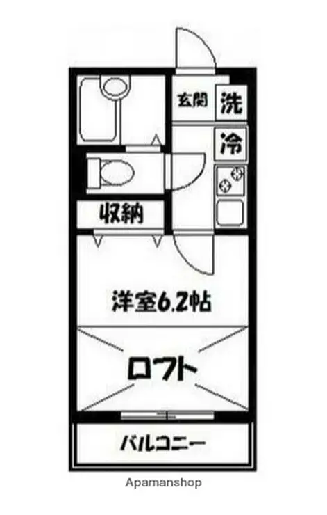 プラナス富岡 2階階 間取り