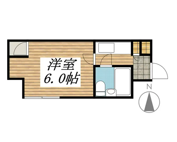 クリオ入谷壱番館 2階階 間取り