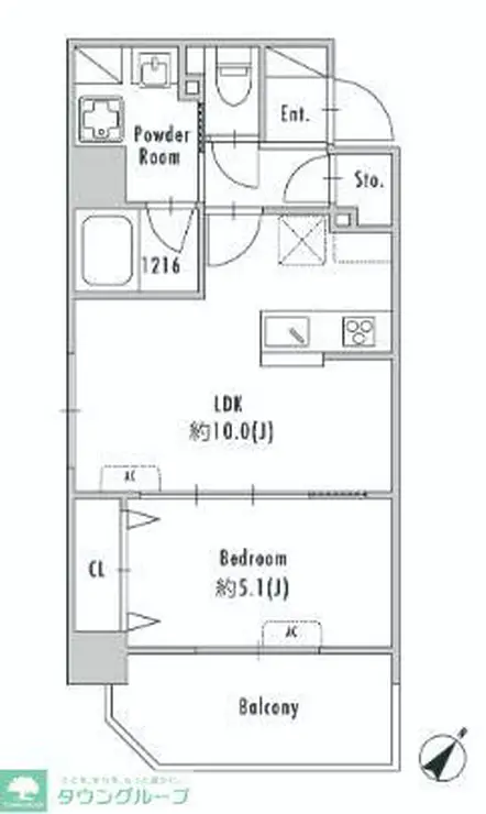 プレール・ドゥーク元住吉 7階階 間取り