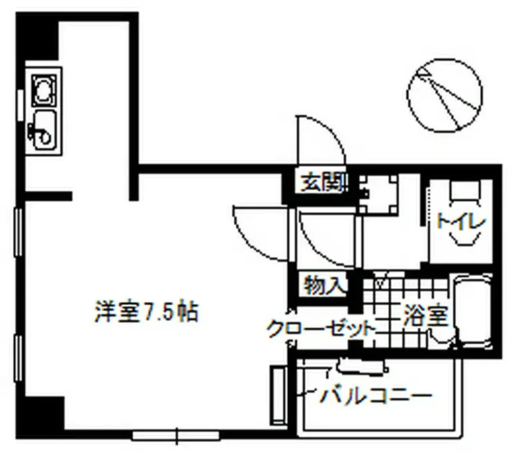 茅ヶ崎サザンビル 3階階 間取り
