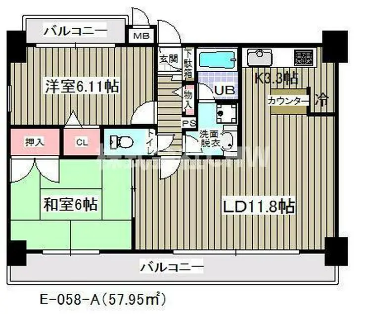 アウラ10 7階階 間取り