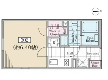 REVE RESIDENCE学芸大学III レーヴ レジデンス学芸大学(1K/2階)の間取り写真