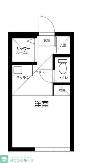 RAY HOUSE(ワンルーム/2階)の間取り写真