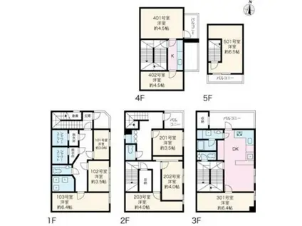 ロシェル蔵前(ワンルーム/2階)の間取り写真