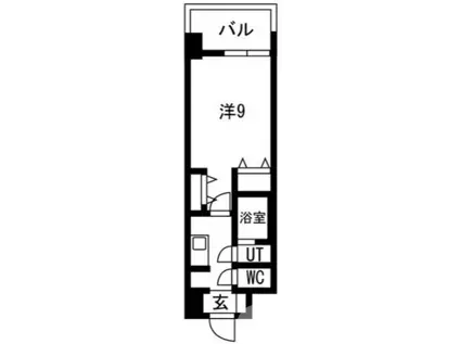 グリュックメゾン(1K/3階)の間取り写真