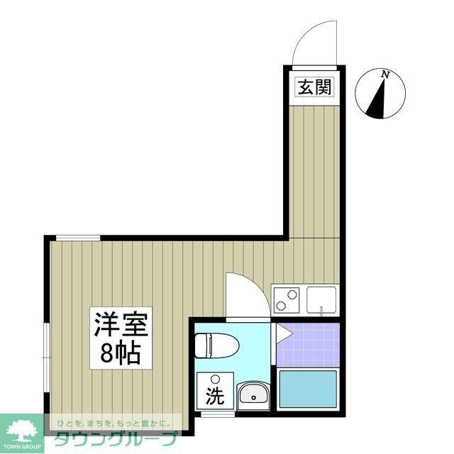 REJOEL(ワンルーム/3階)の間取り写真