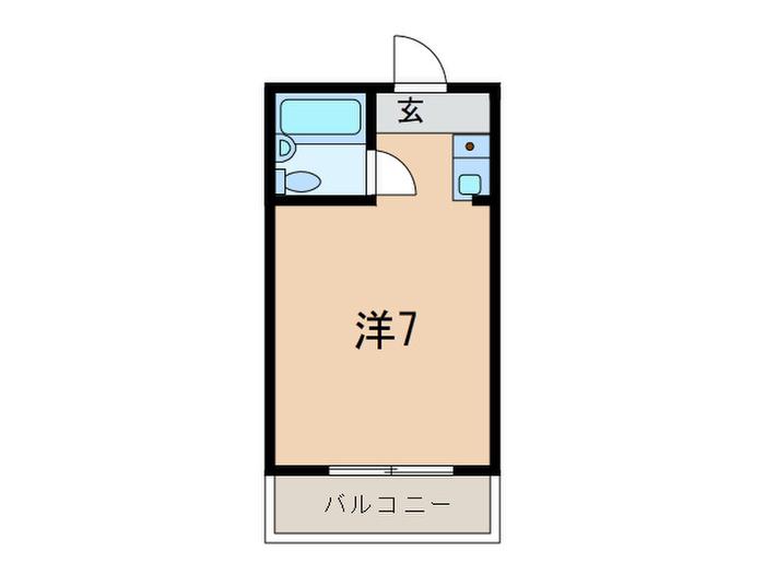ダイドーメゾン御影II(ワンルーム/4階)の間取り写真