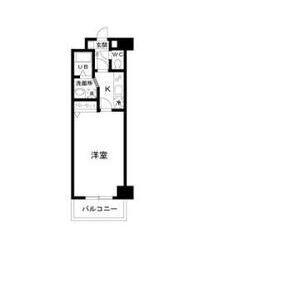 第3OTAビル(1K/4階)の間取り写真