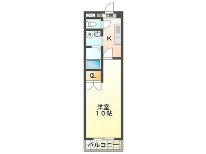 江戸橋利平治マンション(1K/2階)の間取り写真