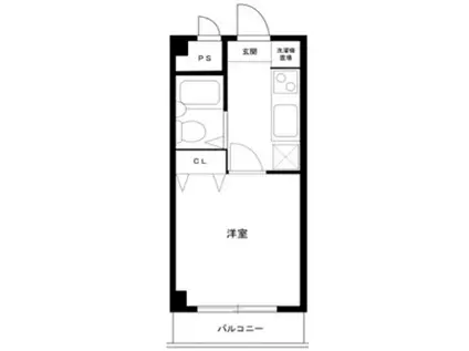ジュネス高砂III(1K/3階)の間取り写真