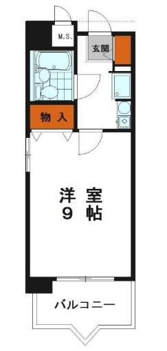 サニーガーデン(1K/1階)の間取り写真