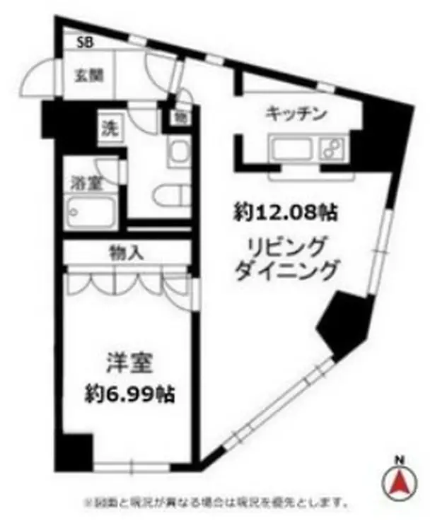 麻布十番ハイツ 4階階 間取り