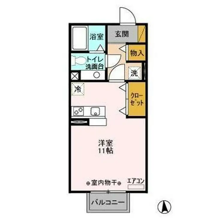 ノーベルパーク16 2階階 間取り