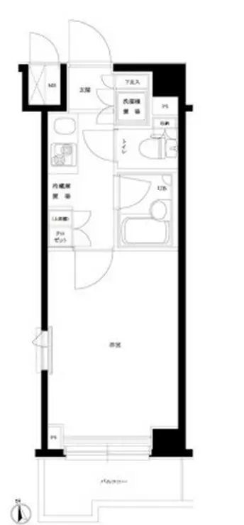 ルーブル狛江 6階階 間取り