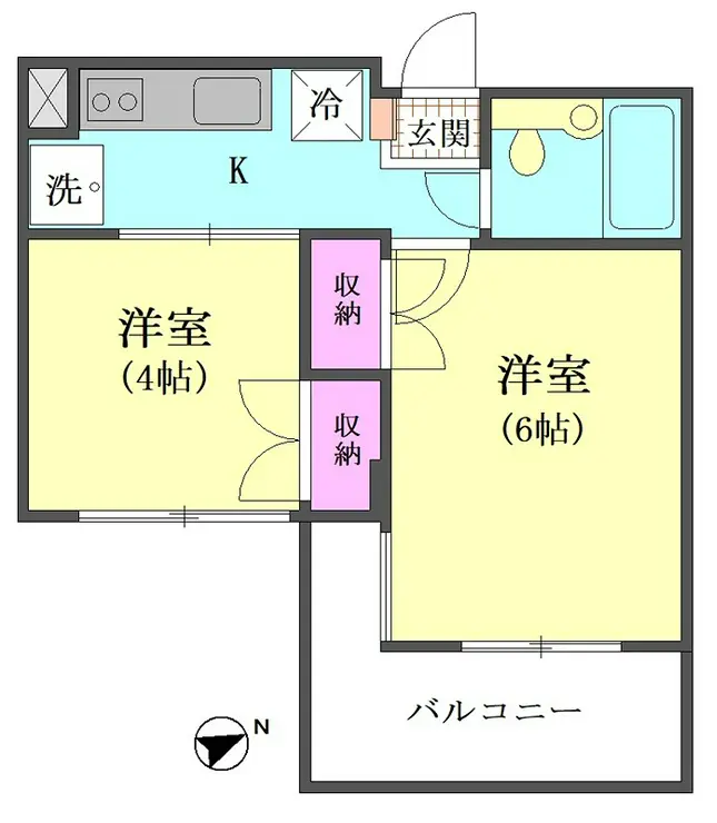 コートハウス山王 3階階 間取り