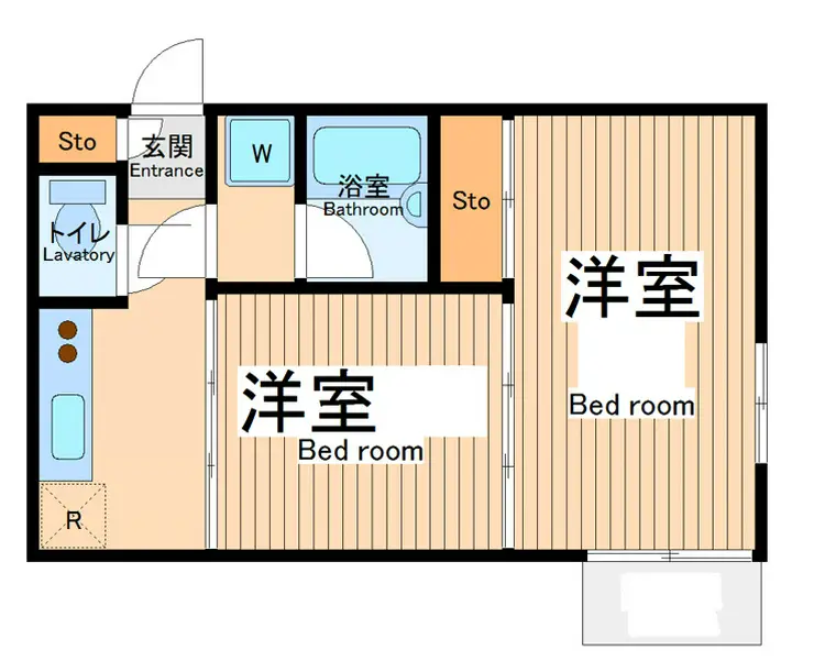 ジュネパレス大和第03 3階階 間取り