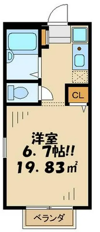 プティ・スワン 2階階 間取り