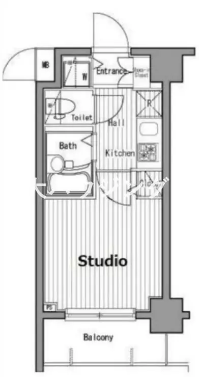 グランド・ガーラ五反田 8階階 間取り
