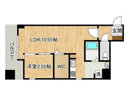 ユーフォリウム・マタマ(1LDK/8階)の間取り写真