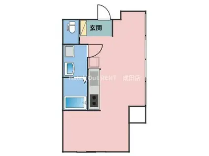 第5三信ビル(ワンルーム/2階)の間取り写真