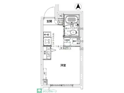 CREAL住吉II(ワンルーム/3階)の間取り写真