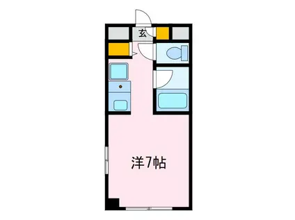 ロイヤルハイツ鈴木(1K/3階)の間取り写真