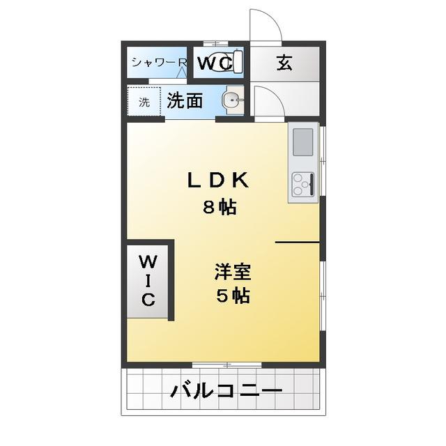 東京メトロ東西線 葛西駅 徒歩14分 3階建 築46年(1LDK/2階)の間取り写真