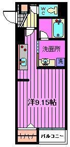 ドゥルセエスパシオ(ワンルーム/1階)の間取り写真