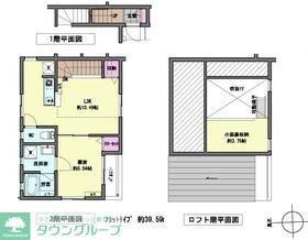 ラルーナ(1LDK/2階)の間取り写真