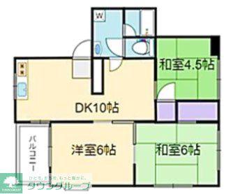 ブラントン I(3LDK/2階)の間取り写真