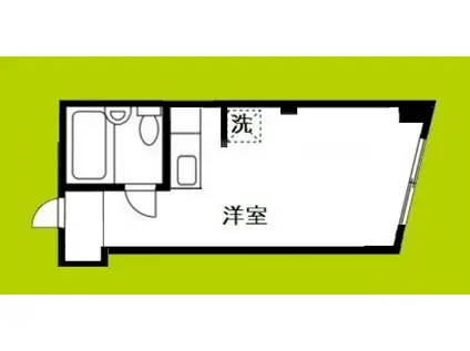 レナジア玉造(ワンルーム/6階)の間取り写真