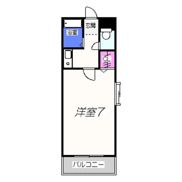 地下鉄御堂筋線 なかもず駅(大阪メトロ) 徒歩8分 4階建 築33年(1K/3階)の間取り写真