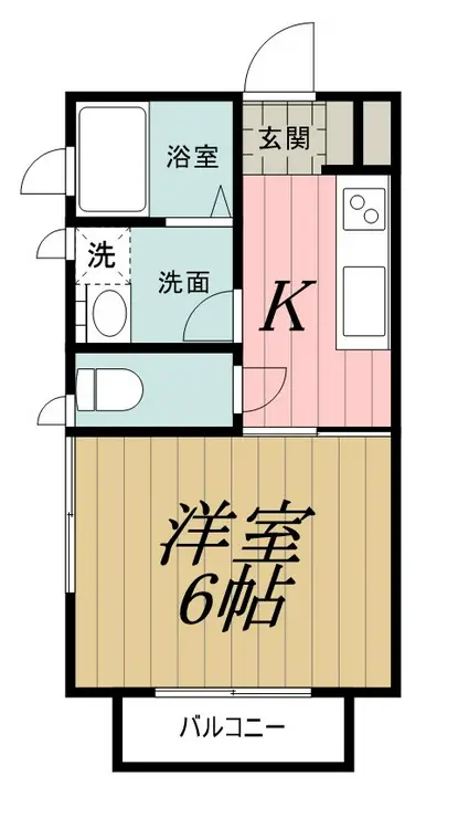 ラ・ポール椿森 1階階 間取り