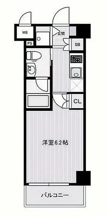 レアライズ立川AZ 5階階 間取り
