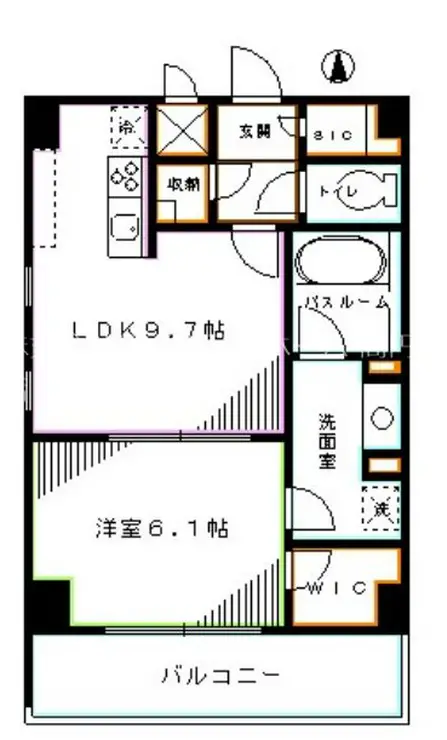 ザ・パークハビオ高円寺 3階階 間取り